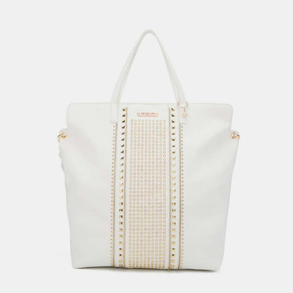 Nicole Lee USA Studded Large Tote Bag.