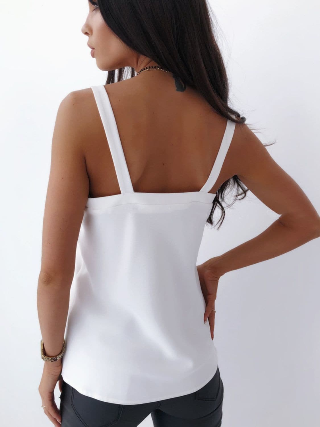 V-Neck Wide Strap Cami.