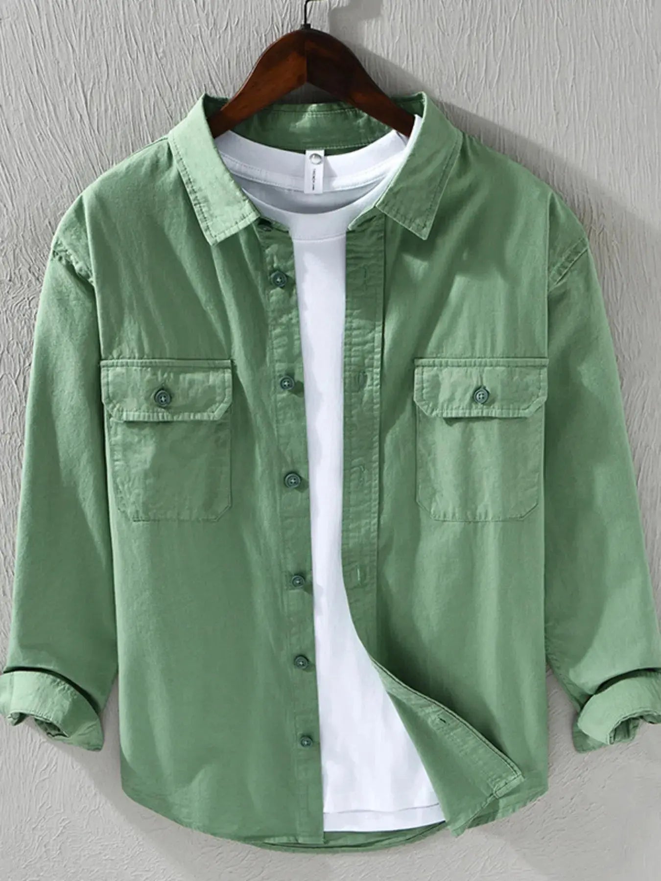 Men's Plus Size Casual Button Up Shirt Simply Love