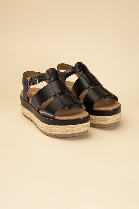 MCLEAN-S Espadrille Gladiator Sandals.