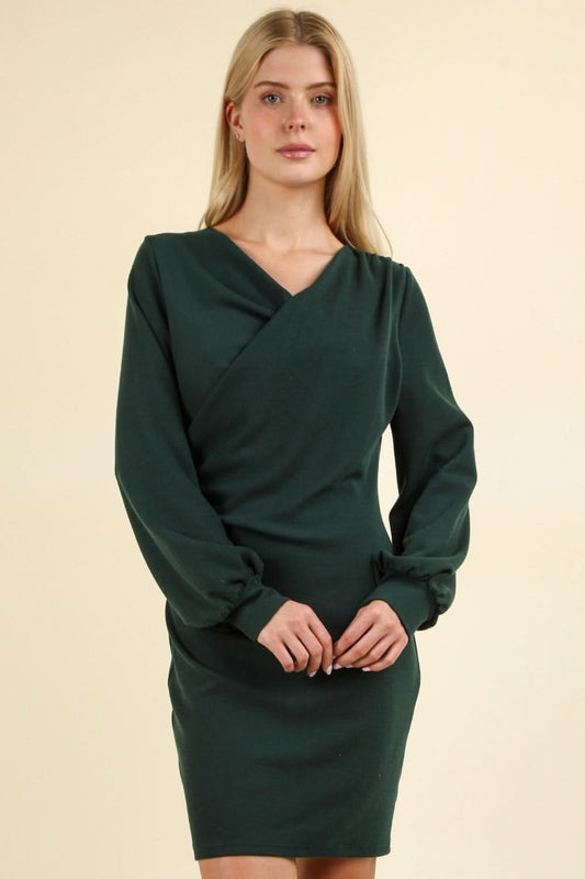 Very J ruched bodycon dress - Love Salve 
