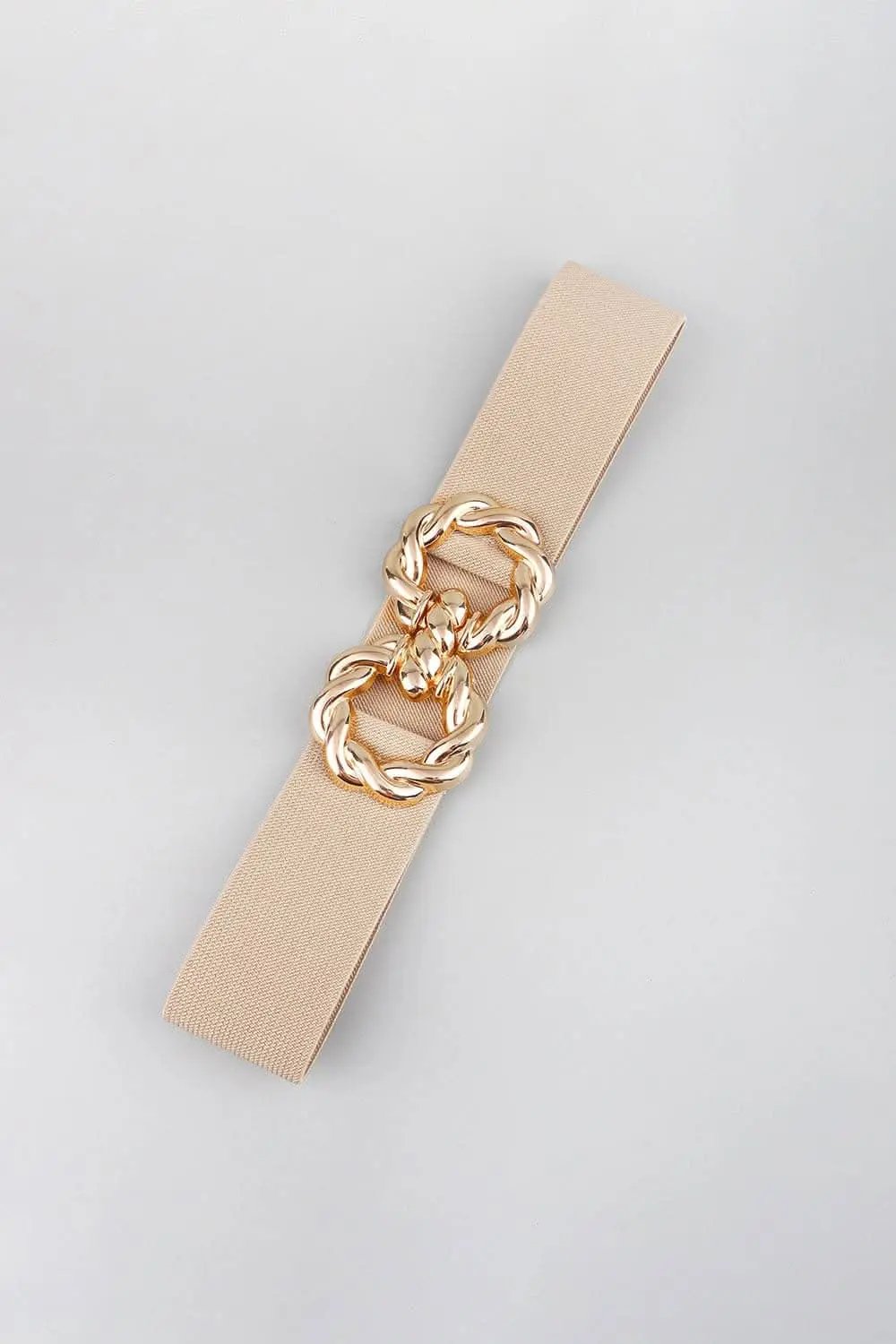 Elastic belt with zinc alloy buckle - Love Salve 