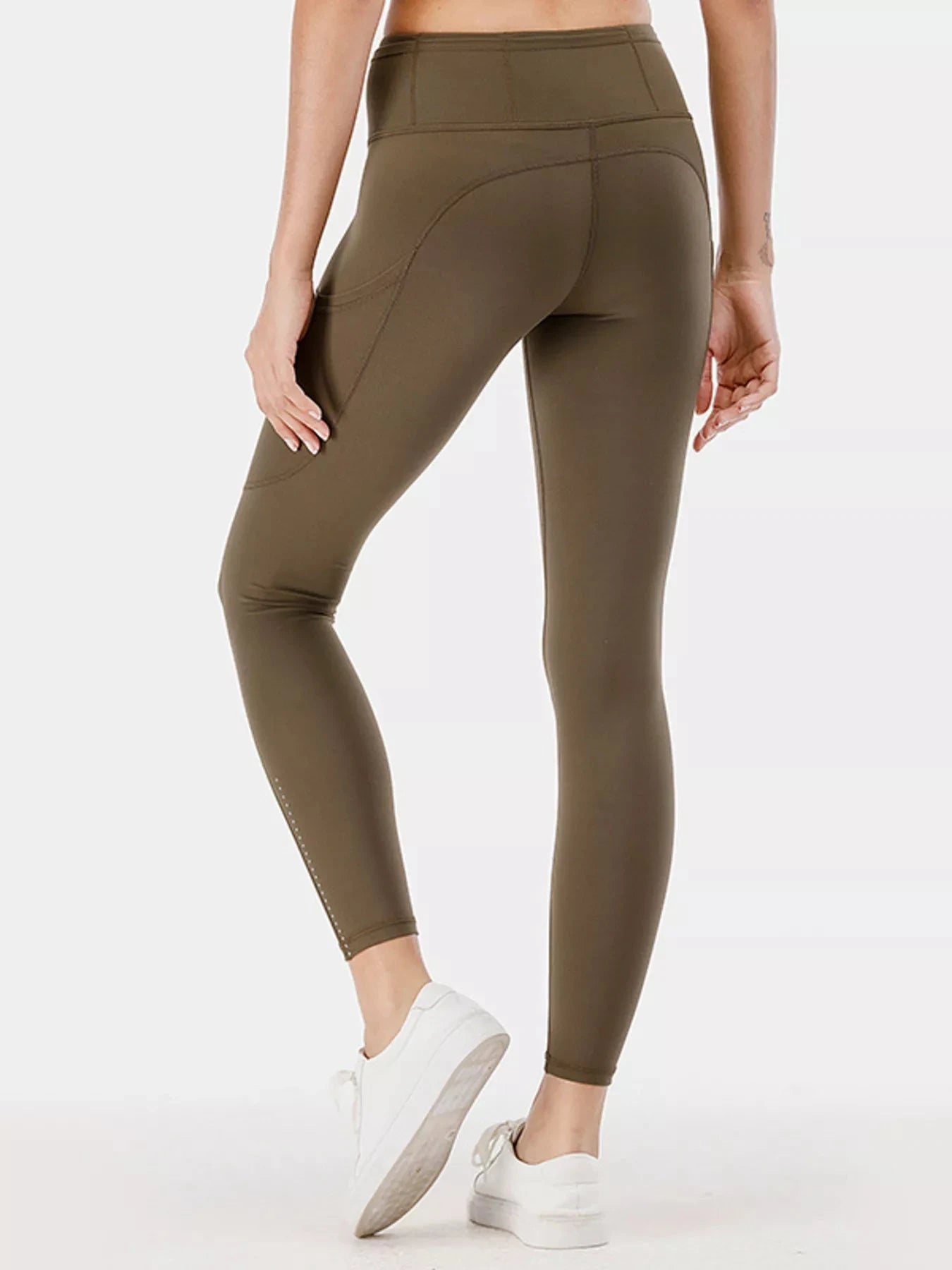 Full Size High-Waisted Active Leggings with Pockets Plus Size Coco’s Tee Boutique