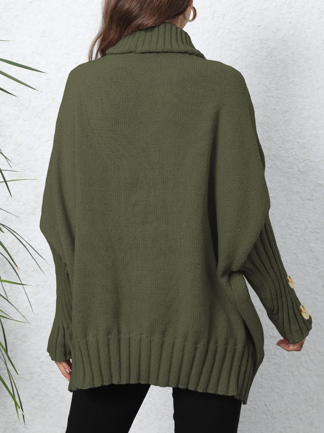 Turtleneck Long Sleeve Sweater