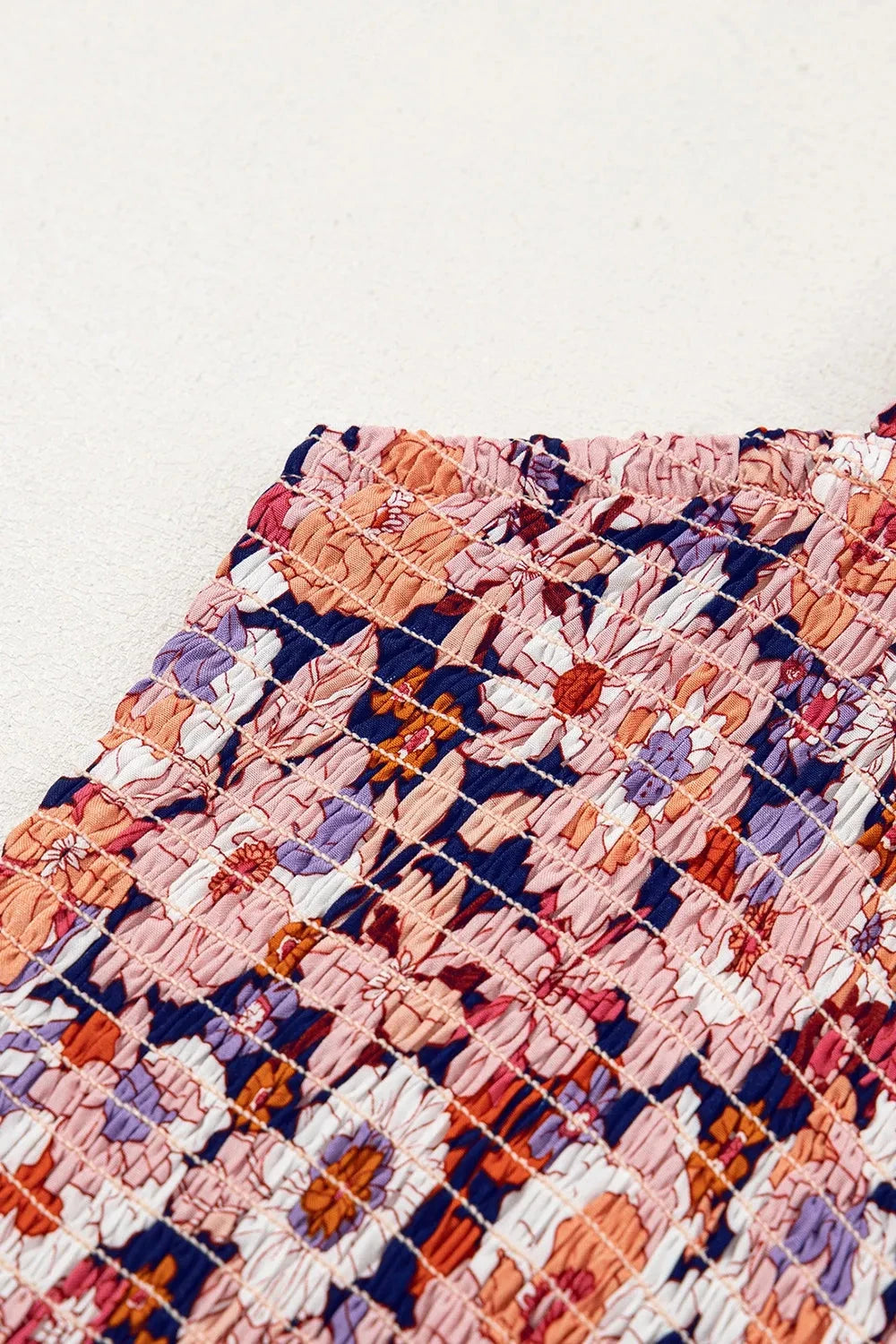 Bloom & Breeze Floral Smocked Jumpsuit Coco’s Tee Boutique