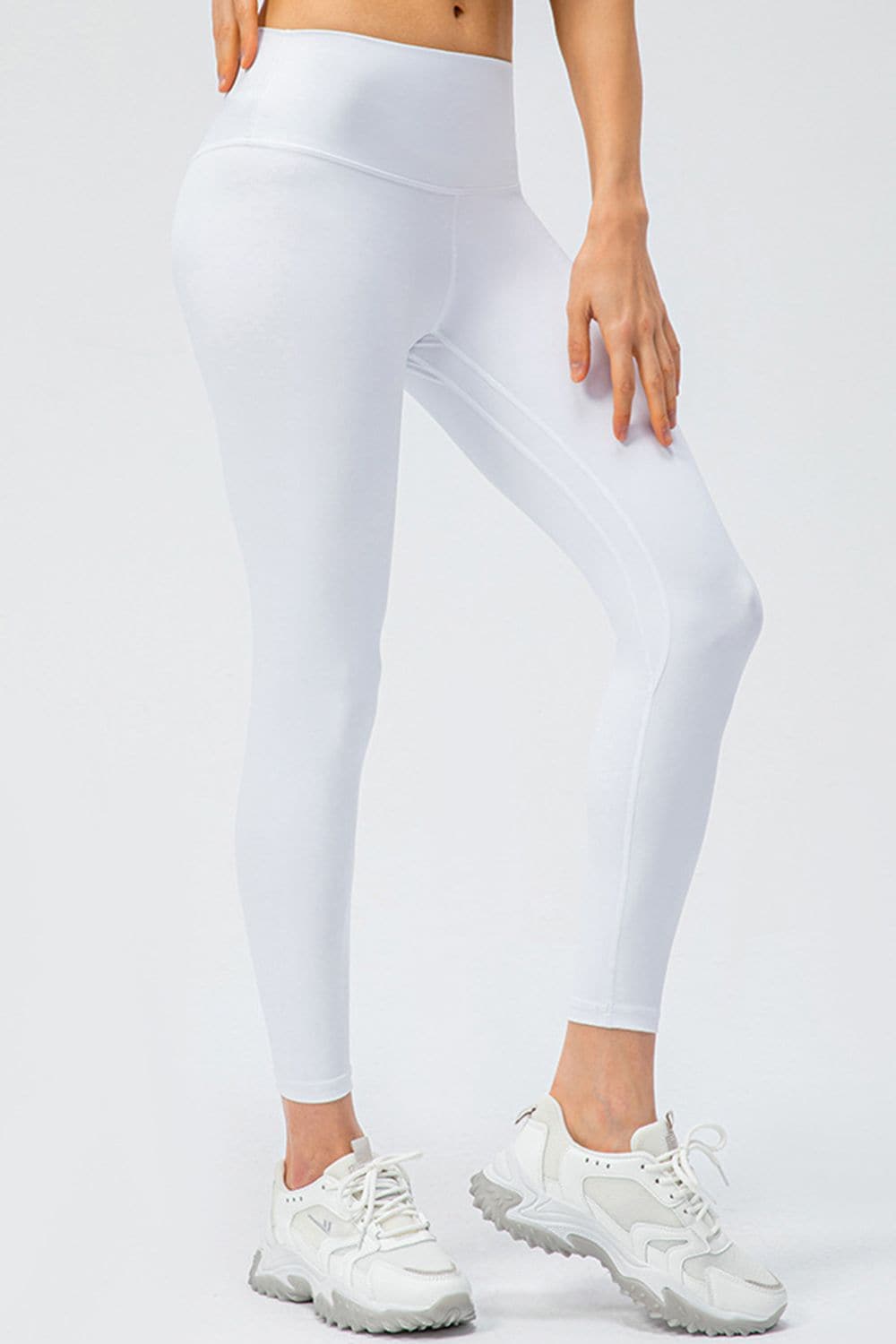 Wide Waistband Slim Fit Active Leggings.