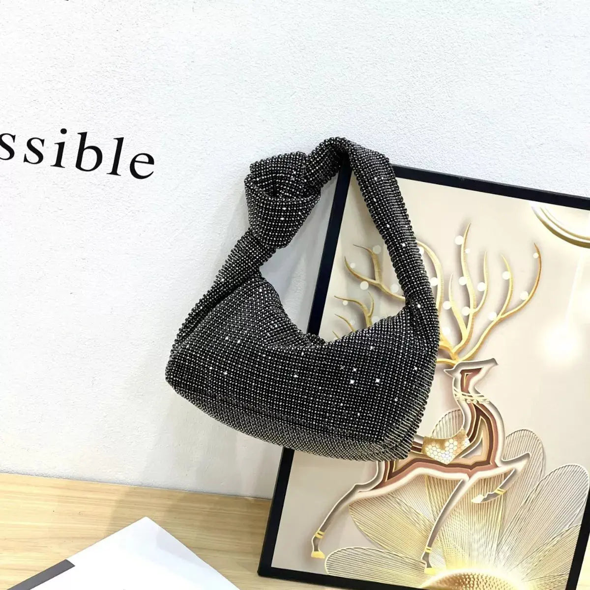 Sparkling Rhinestone Handbag Simply Love