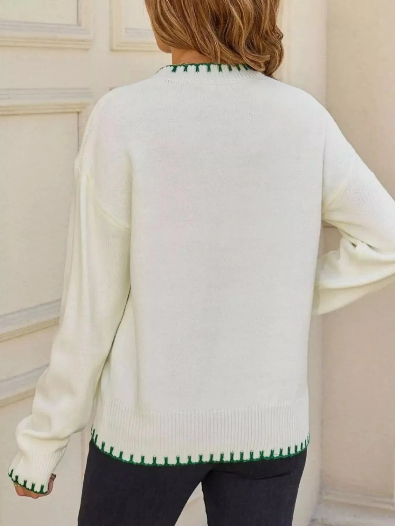 Lemon Round Neck Sweater Simply Love