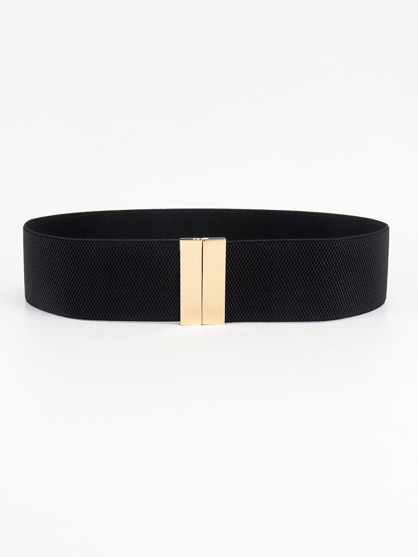 Alloy Buckle Elastic Belt.