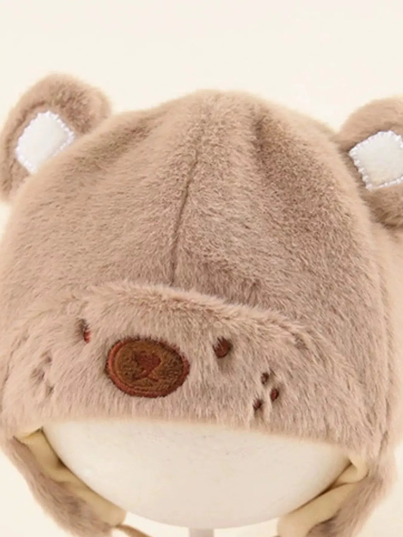Children's Cute Bear Ear Plush Hat Simply Love