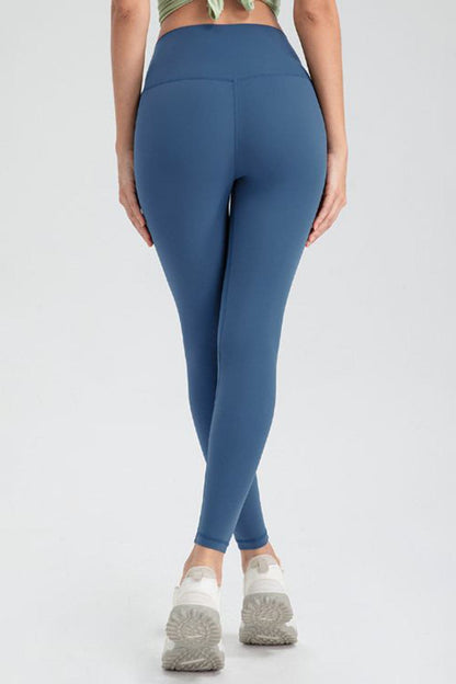 Wide Waistband Slim Fit Active Leggings.