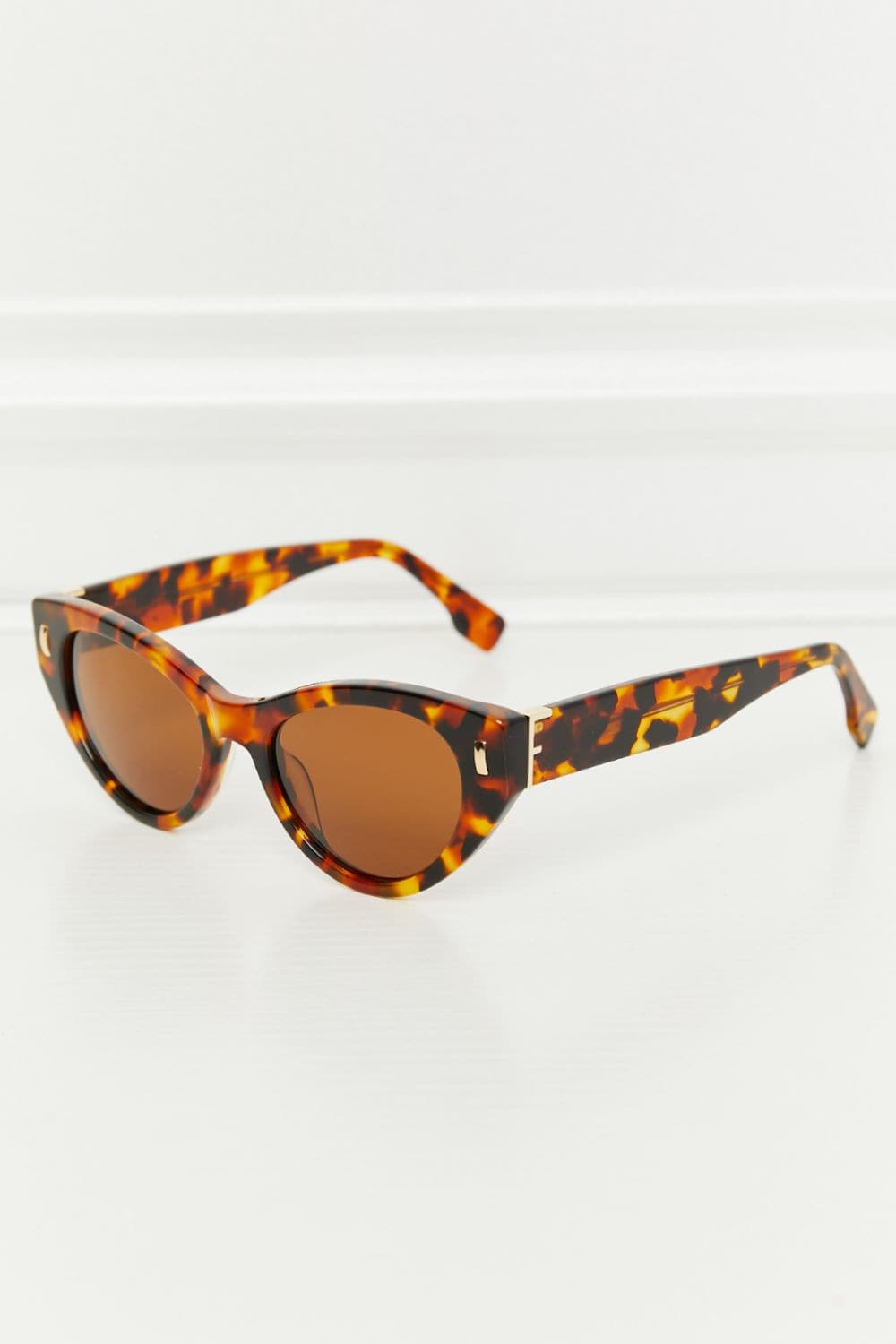 Tortoiseshell Acetate Frame Sunglasses.