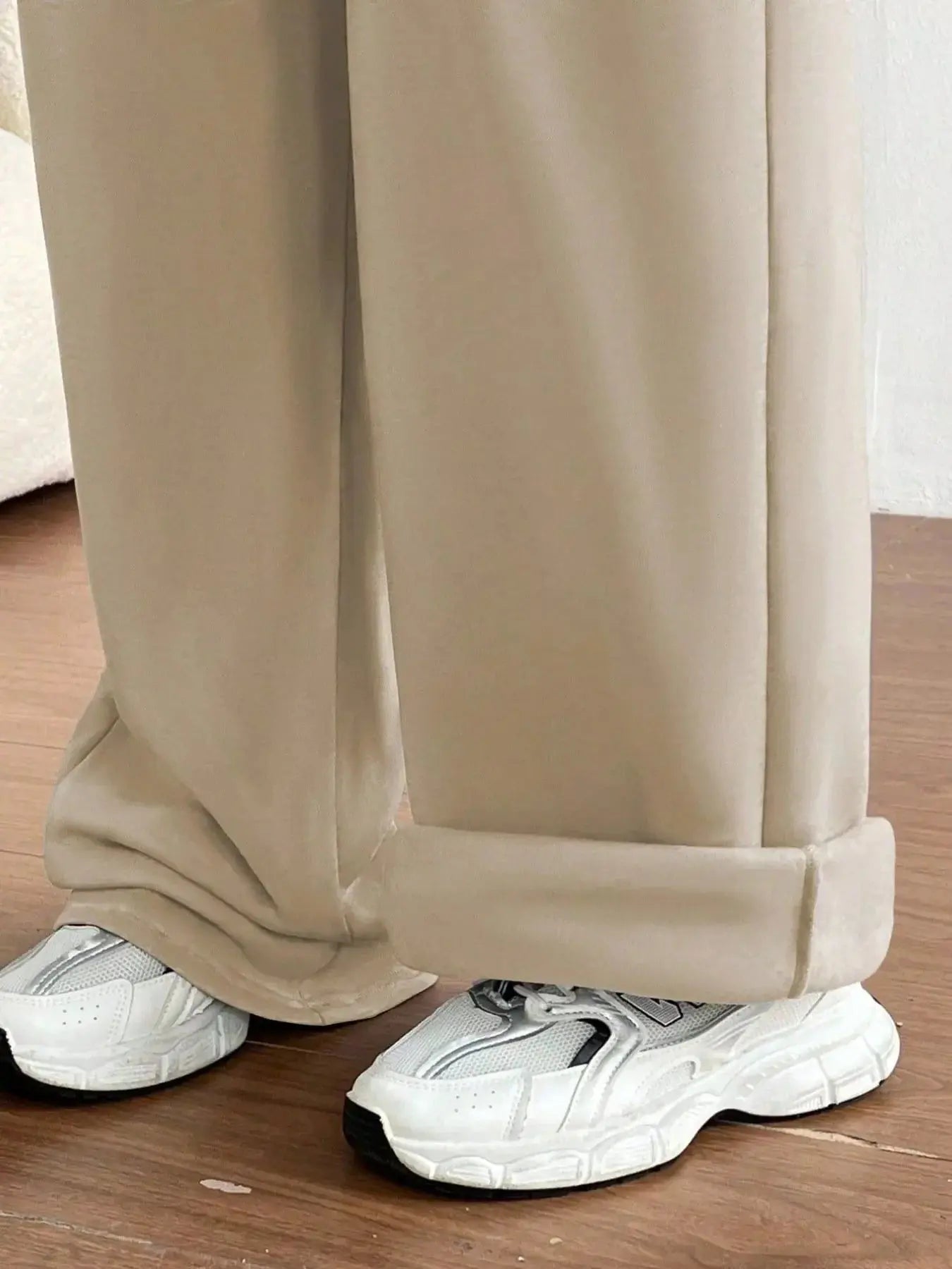 Casual Drawstring High Waist Wide Leg Sweatpants Simply Love