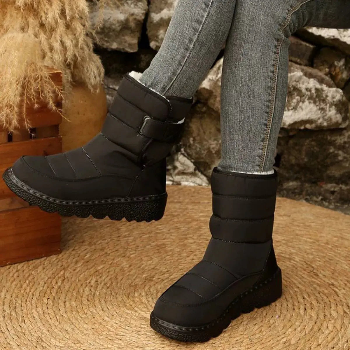 Warm Padded Waterproof Snow Boots Simply Love
