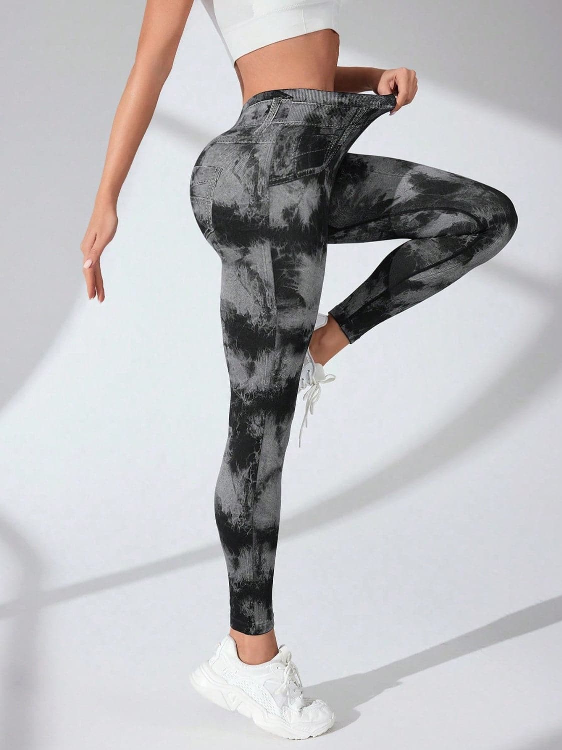 Tie-Dye High Waist Active Leggings.