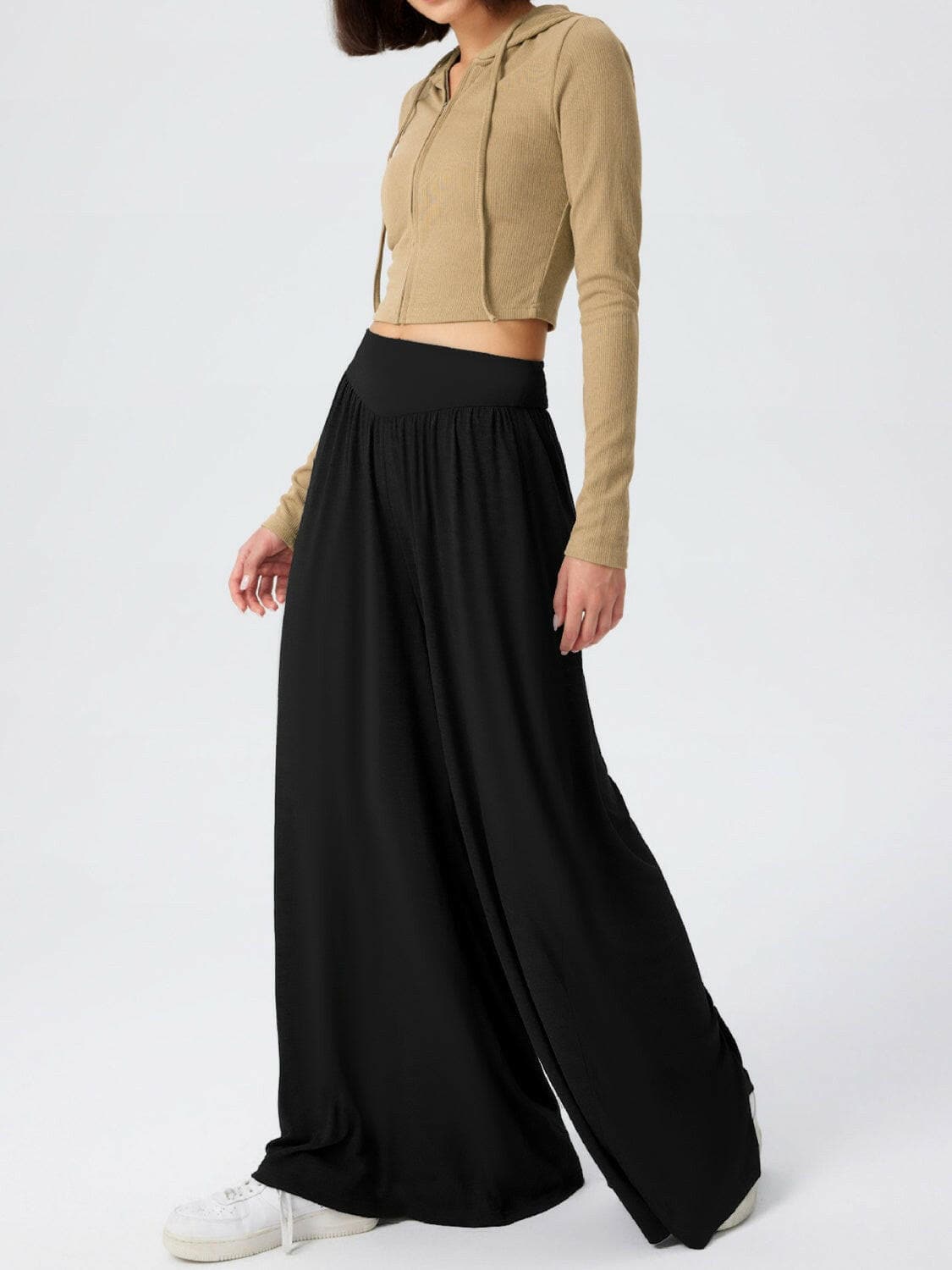 High Waist Wide Leg Pants.