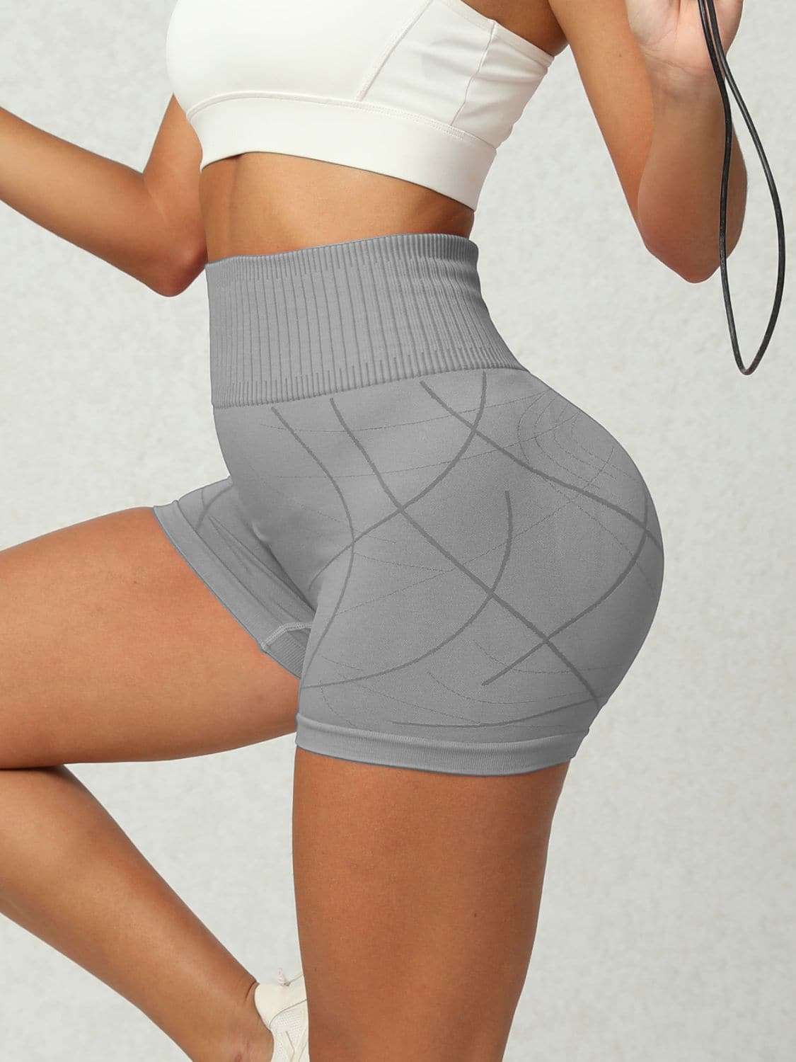 High Waist Active Shorts.