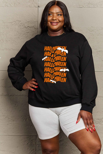 Simply Love Full Size HALLOWEEN Graphic Sweatshirt.