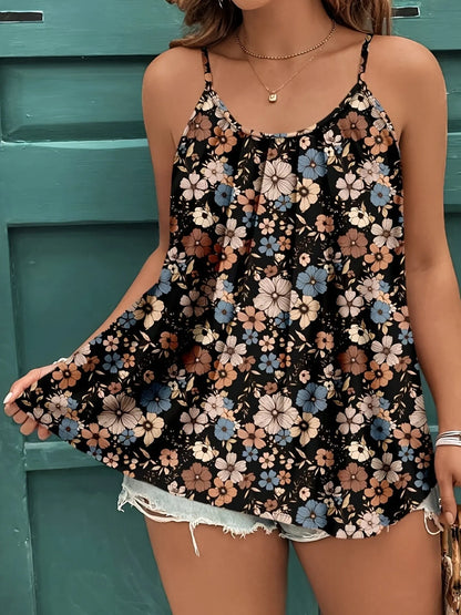 Floral Print Cami Top