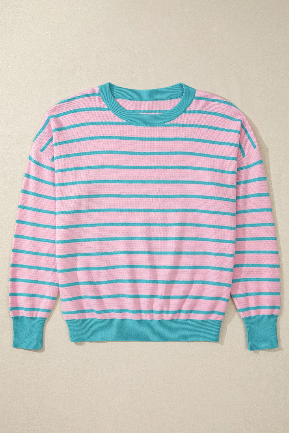 Classic striped crewneck sweater