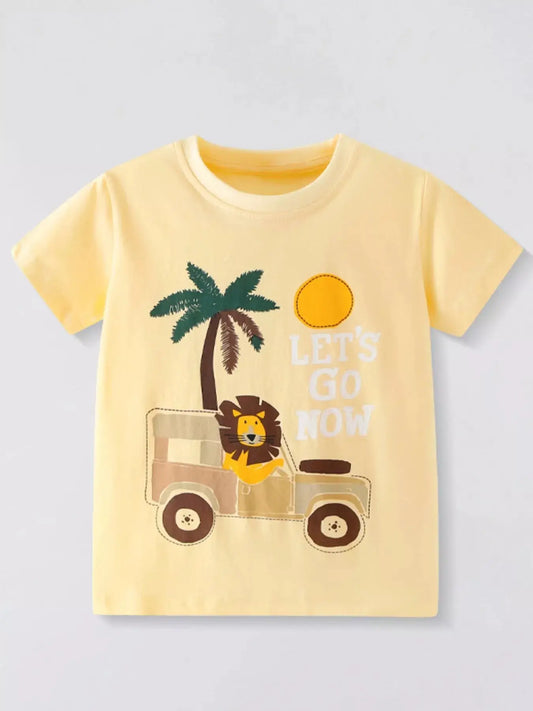 Children's Lion Adventure Graphic Tee Simply Love