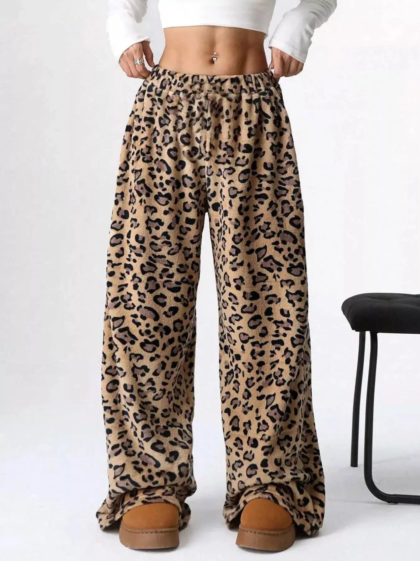 Drawstring Wide Leg Pants Simply Love