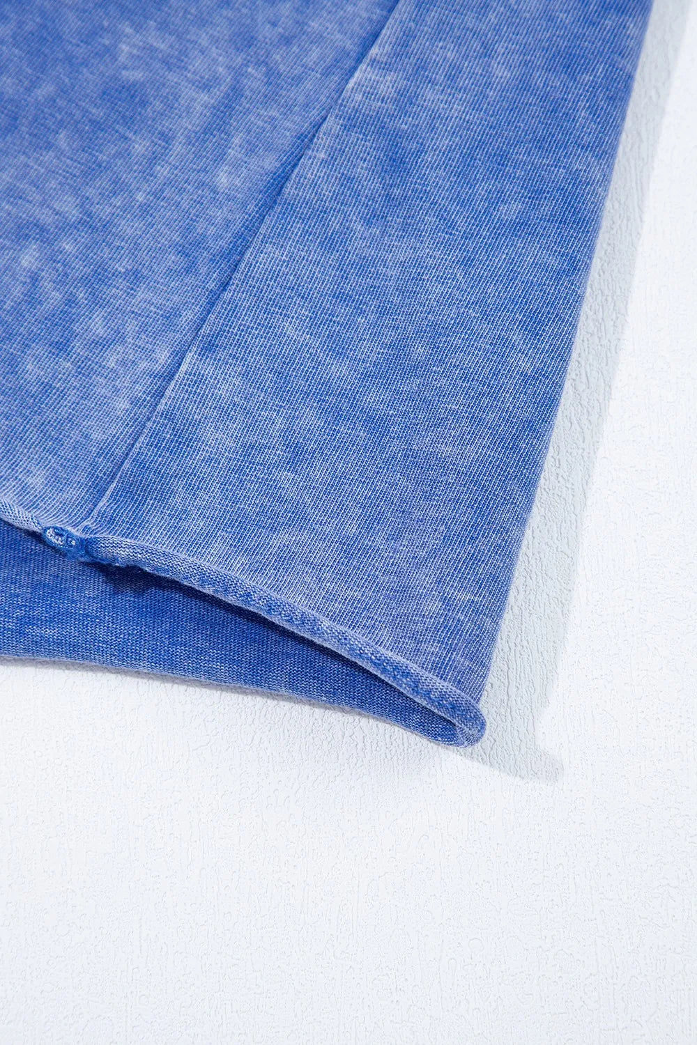 Acid Wash Star Patched Rolled Trim Top and Pants Set - Product image 8 by Simply Love