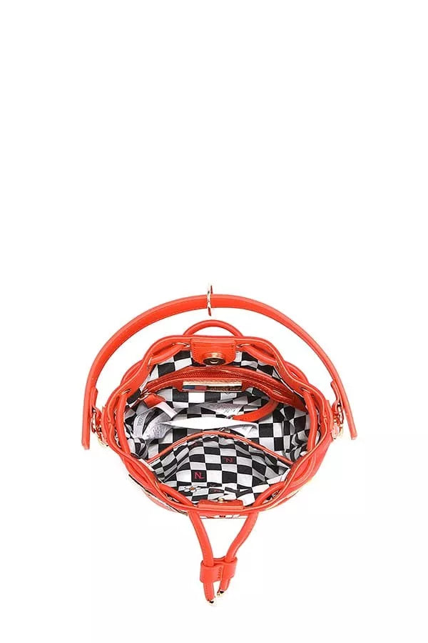 Nicole Lee USA Color Patch Bucket Bag