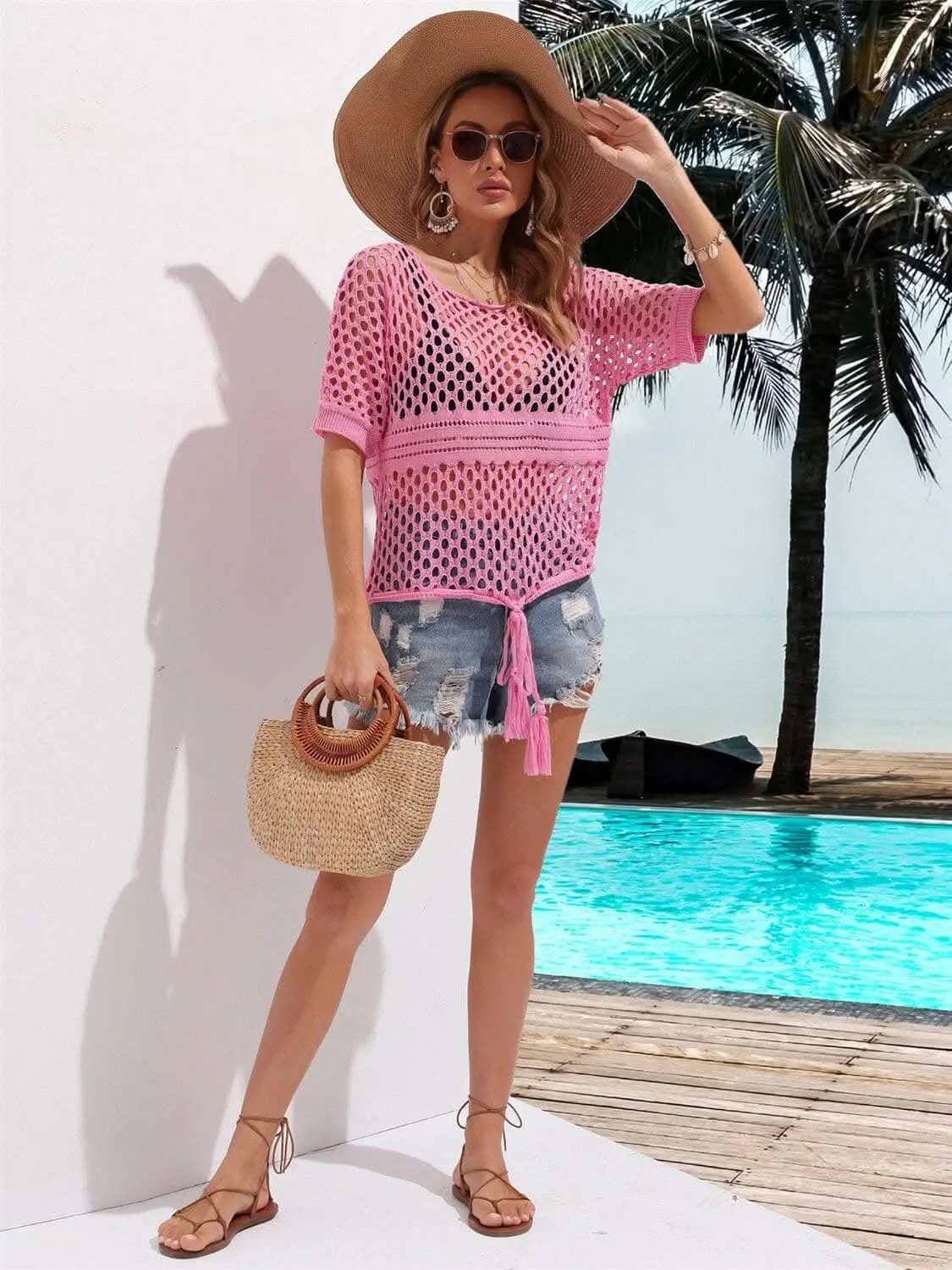 Chic cutout beach cover up - sizes S to XL - Love Salve 