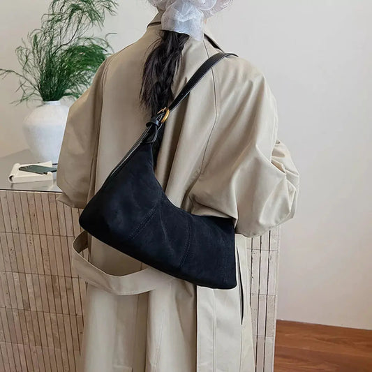 Lightweight Solid Color Shoulder Bag Simply Love