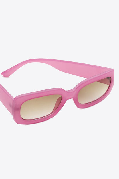 Polycarbonate Frame Rectangle Sunglasses.