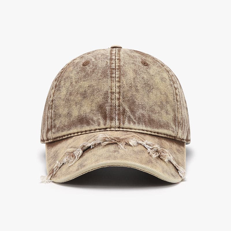 Fringe Adjustable Cotton Baseball Cap.