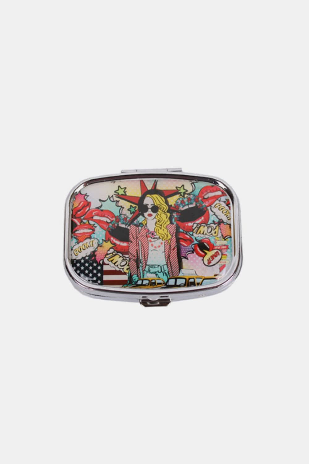 Nicole Lee metallic pill case