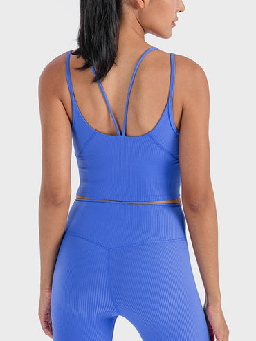 Double Strap Ribbed Sports Cami.