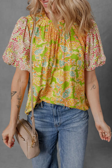 Simply Love: Bubble Sleeve Blouse