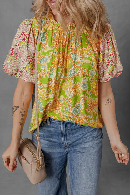 Simply Love: Bubble Sleeve Blouse