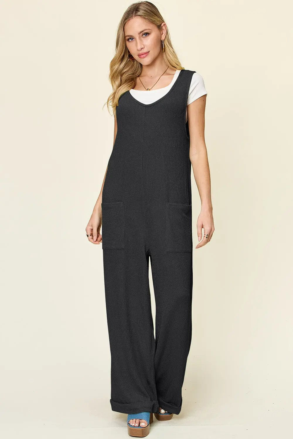 Double Take: Wide Leg Jumpsuit - Love Salve