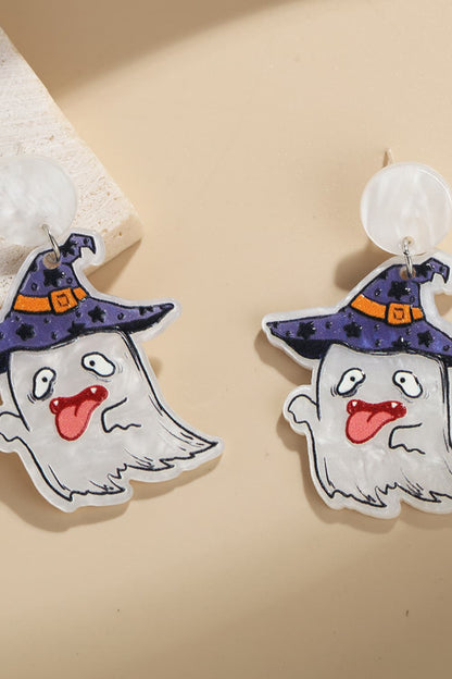 Spooky Acrylic Halloween Earrings