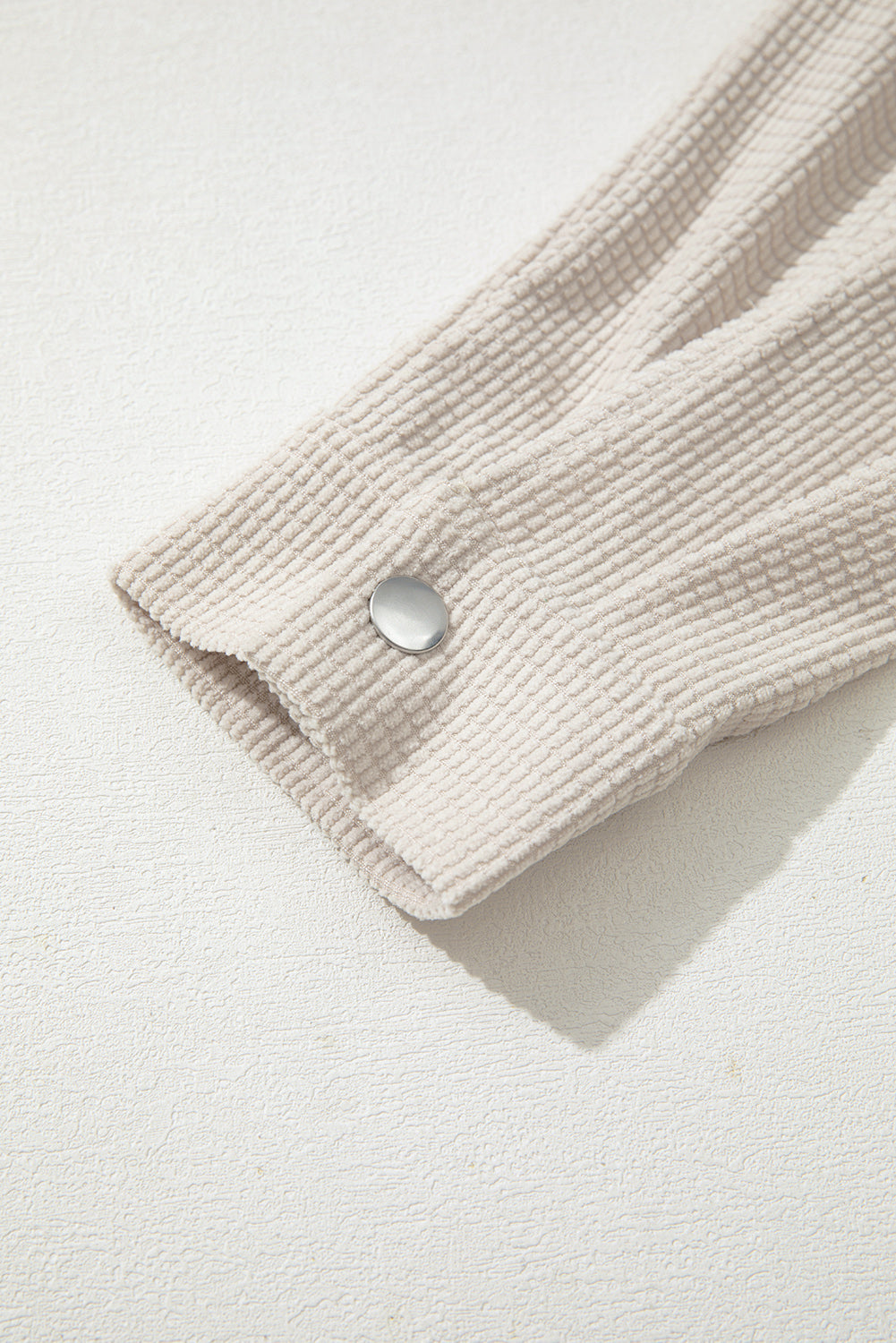 Beige 2 In 1 Thermal Knit Textured Hooded Jacket For All Day Comfort And Everyday Winter Wear Dear-Lover Dropshipping