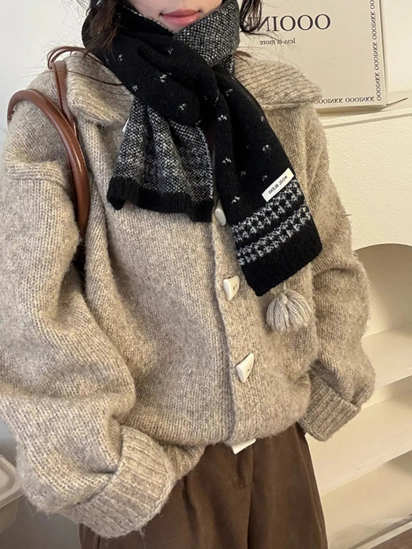 Winter Warm Knitted Scarf Simply Love