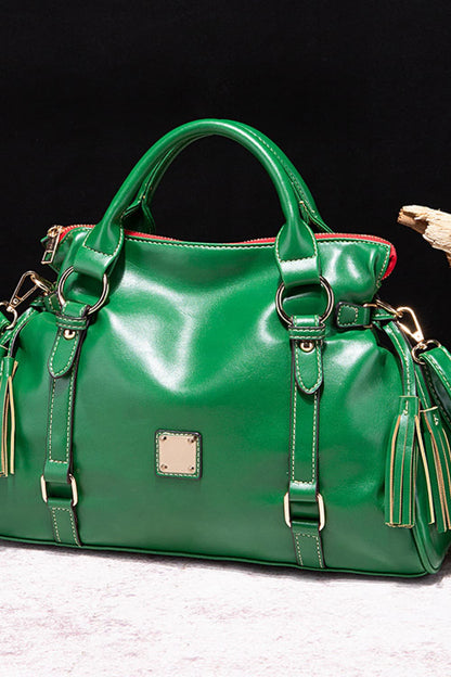 Opulent Orbit Handbag with Tassels – Large Capacity Glam Bag