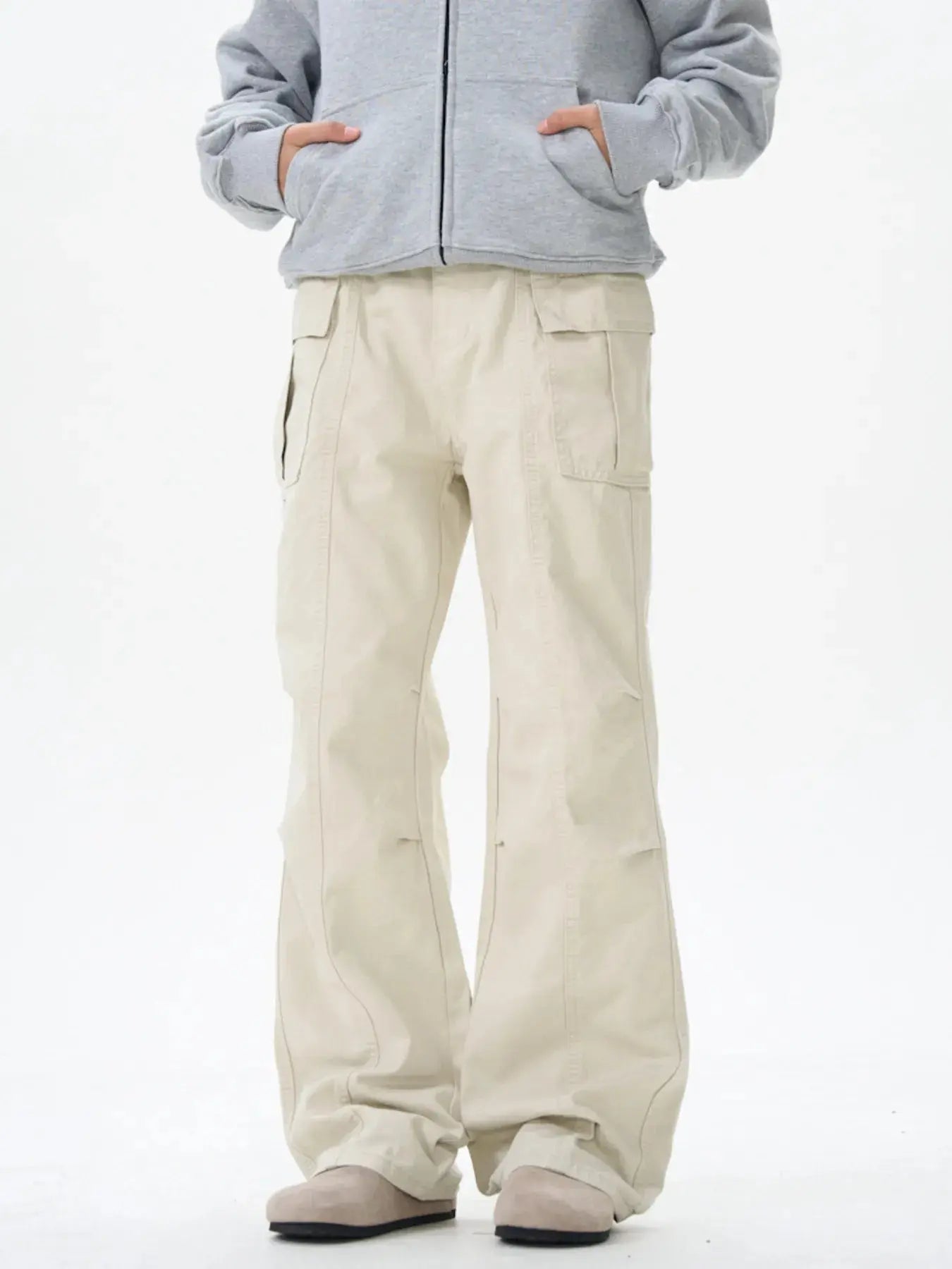 Men's Wide Leg Cargo Pants Simply Love