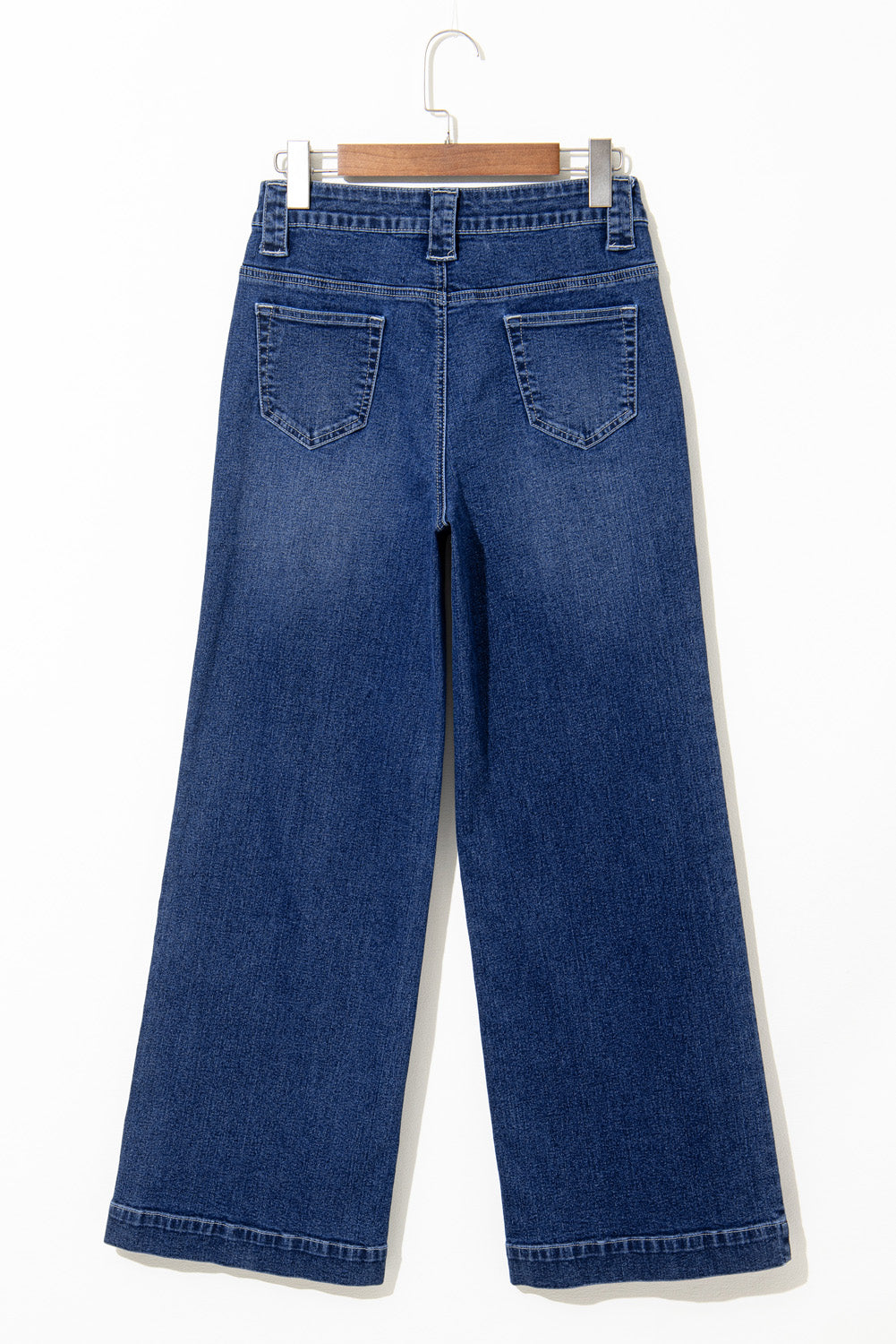 Sail blue high-waisted jeans