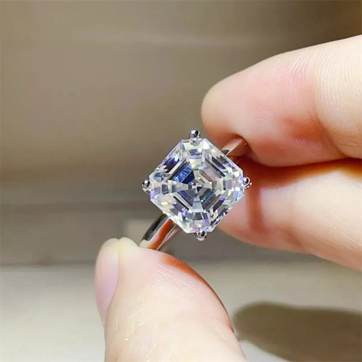 5 Carat Moissanite 925 Sterling Silver Ring Simply Love