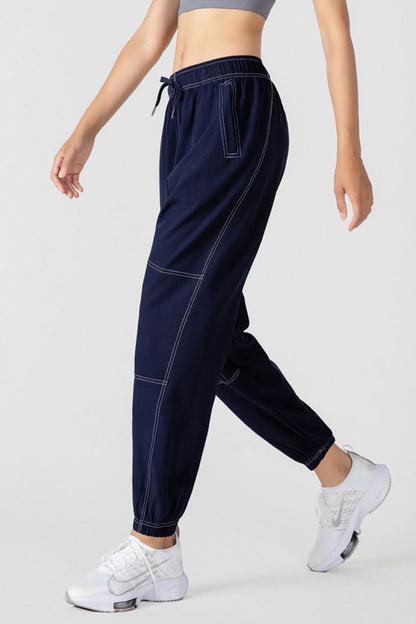 Essential Comfort Drawstring Joggers with Convenient Pockets