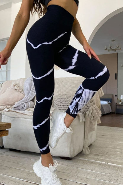 Slim Fit High Waist Long Active Pants.