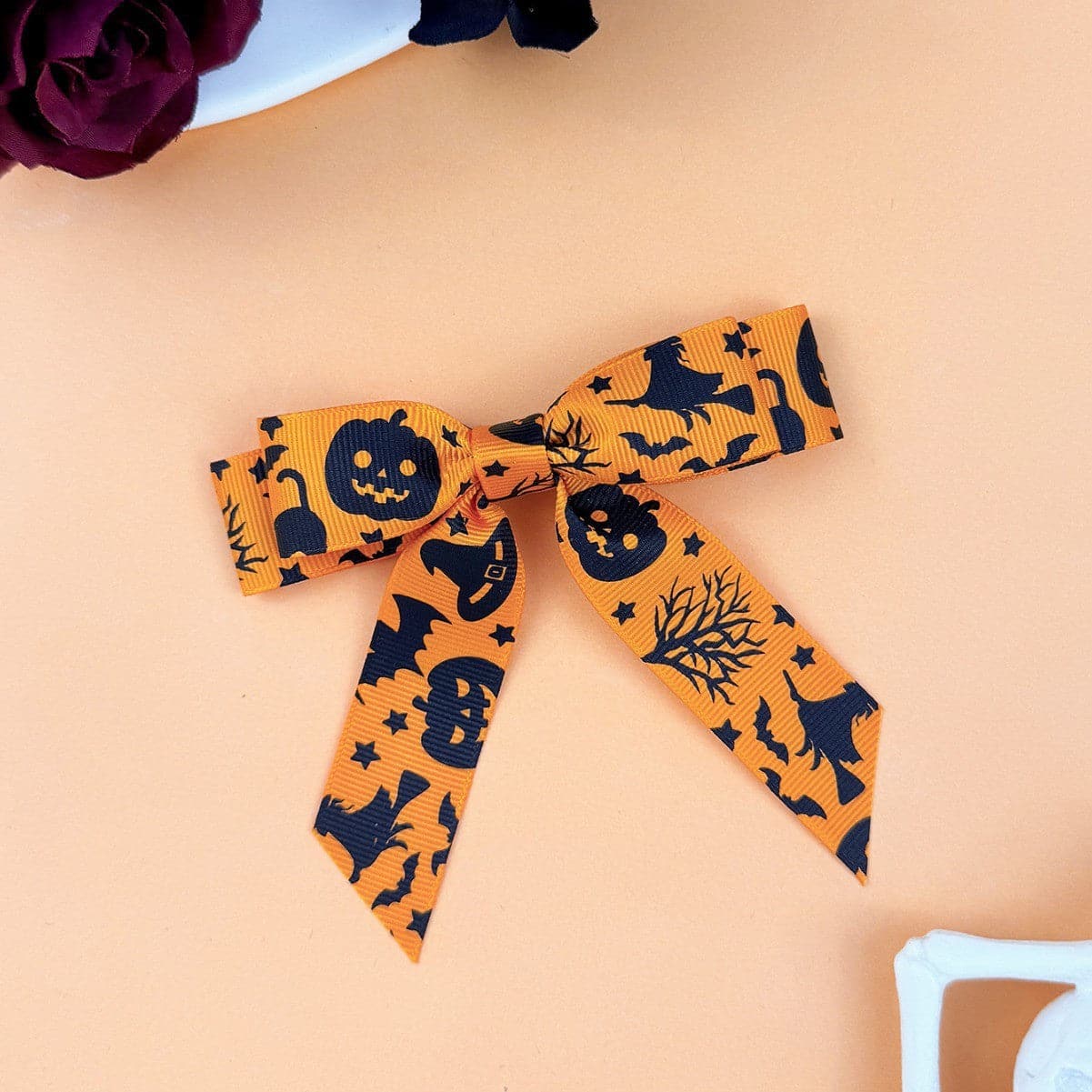 Charming 2-Piece Bow Hair Clip Set in Colorful Styles