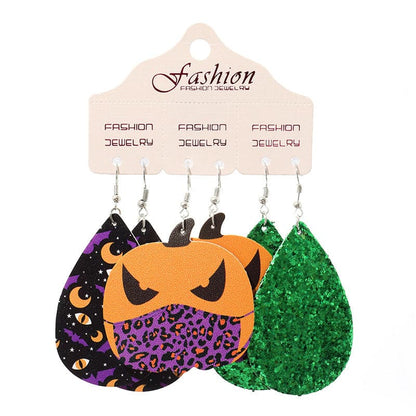 Gothic teardrop earrings - Halloween charm