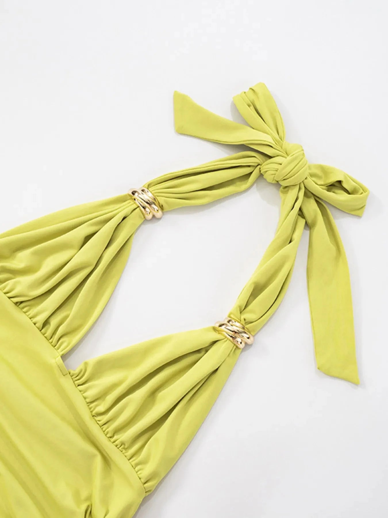 Ruched Halter Neck Bodycon Mini Dress Coco’s Tee Boutique