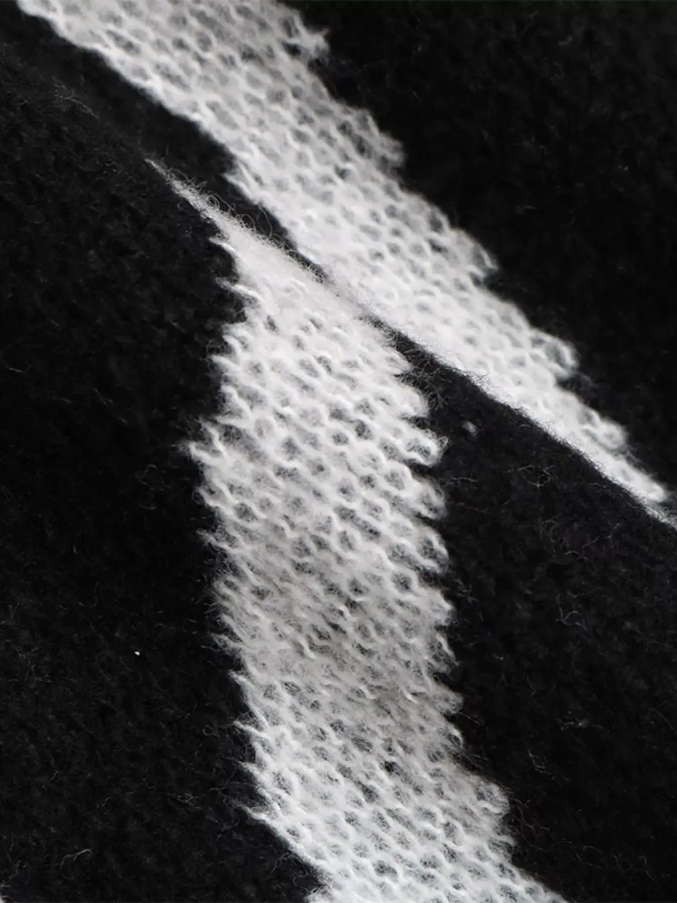 Zebra Print Relaxed Fit Pullover Sweater Simply Love